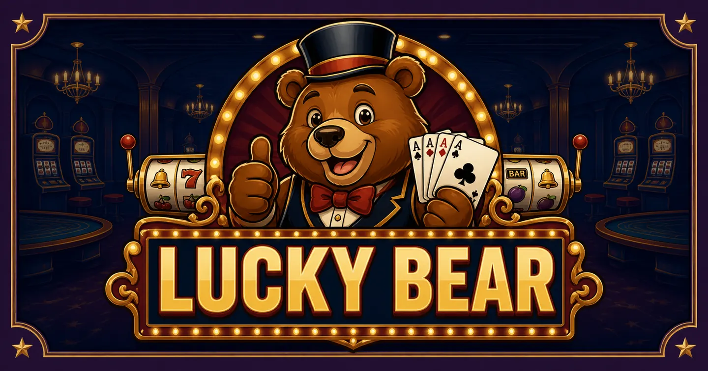 Lucky Bear — ретро-баннер информационного портала